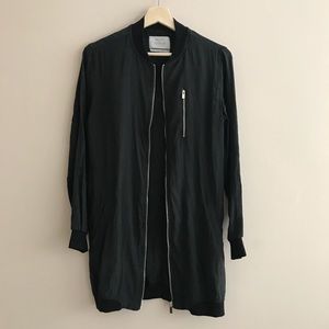 Long Bomber Jacket
